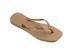 Chinelo Havaianas Sl Sq Logo Met Rose Gold/Rose Gold Tam 39-40 - 1