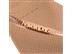 Chinelo Havaianas Sl Sq Logo Met Rose Gold/Rose Gold Tam 39-40 - 5