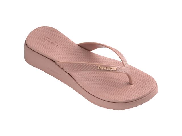 Chinelo Havaianas High Platform Fc Rosa Crocus Tam 36 - 1