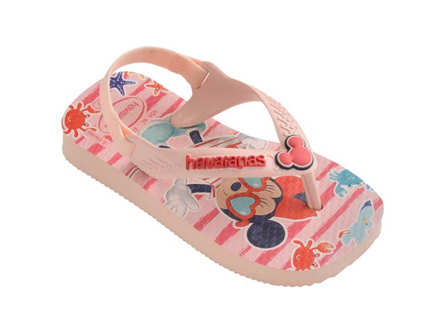 Chinelo Havaianas N.B.Disney Clas Rosa/Vermelho - 1