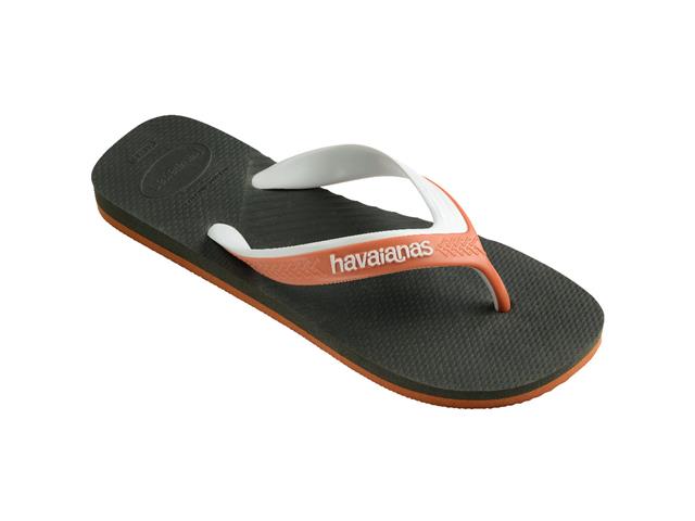 Chinelo Havaianas Dual Verde Olive/Branco - 1