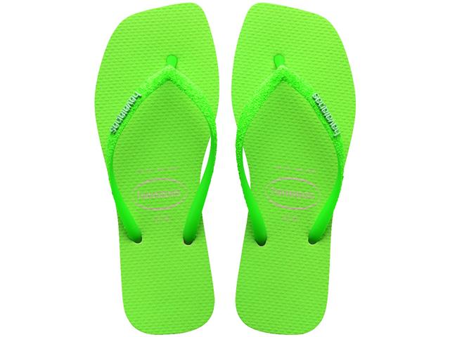 Chinelo Havaianas S Sqr Gtr Neon Beg/Vde