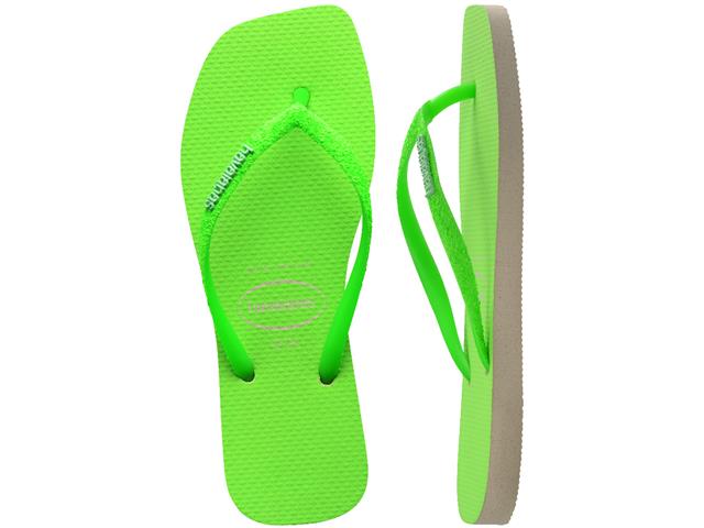 Chinelo Havaianas S Sqr Gtr Neon Beg/Vde - 3