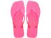 Chinelo Havaianas S Sqr Gtr Neon Bege Palha/Rosa Neon - 0