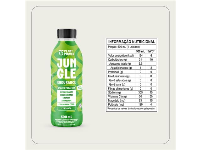 Suplemento Alimentar Jungle Endurance Limonada 500ml - 12 und - 4