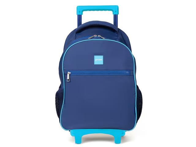 Mochila De Rodinhas Play Azul Escuro Mn