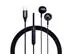 Auriculares manos libres,cable USB-C y micrófono Lity, negro F11P - 0