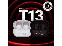 Audífonos Bluetooth Lity Bud 5.4 ENC/ANC 34H, color negros (T13P) - 5