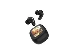Audifonos bluetooth Lity con pantalla táctil, color negro (T15P) - 1