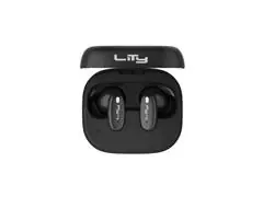 Audifonos bluetooth Lity con pantalla táctil, color negro (T15P) - 2