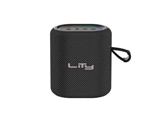 Bocina bluetooth Lity 10W, 8 horas de duración, tarjeta SD, negro B13P