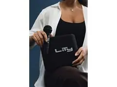 Bocina karaoke bluetooth Lity con 2 micrófonos de 80W, negro (B15M) - 6