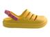 Sandalias Havaianas Kids Clog Amarelo Ouro/Pink Lemonade - 2
