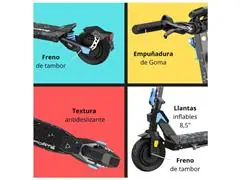 Stylos Scooter M3 G1, hasta 30km/h, 350W, máx. 120kg, Azul - 2