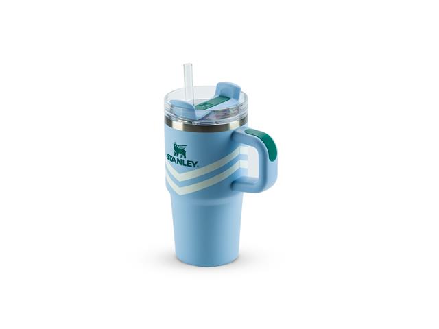 Copo Térmico Quencher Stanley com Alça Cornflower Chevron 591ml