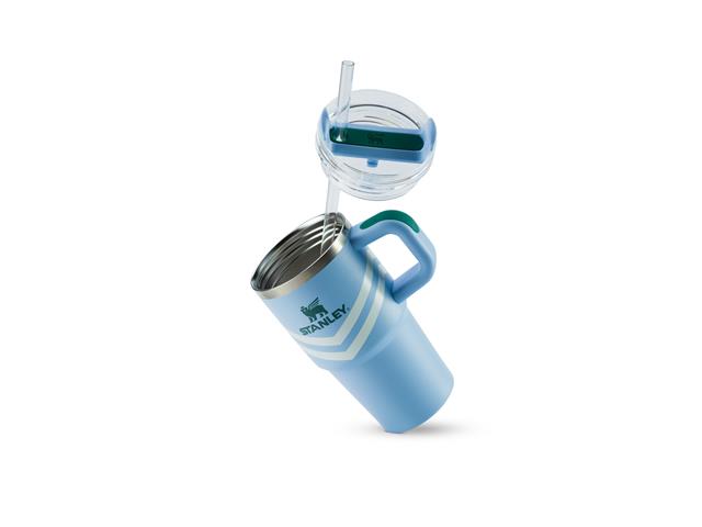Copo Térmico Quencher Stanley com Alça Cornflower Chevron 591ml - 1