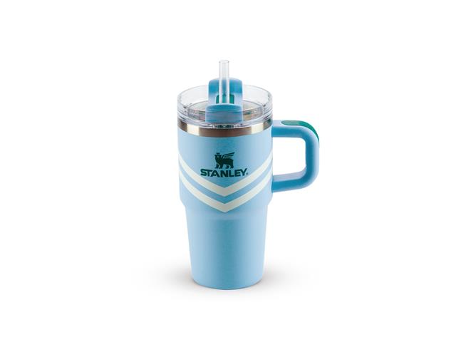 Copo Térmico Quencher Stanley com Alça Cornflower Chevron 591ml - 2
