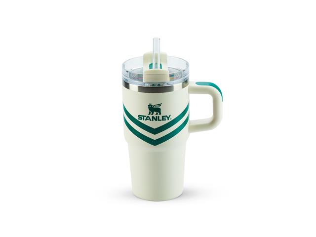 Copo Térmico Stanley Quencher com Alça Cream Chevron 591ml