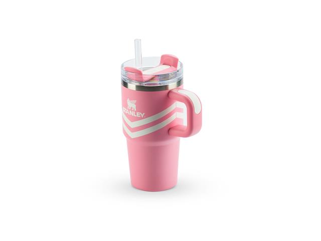 Copo Térmico Stanley Quencher com Alça Plumeria Chevron 591ml