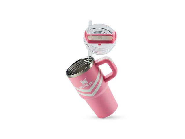 Copo Térmico Stanley Quencher com Alça Plumeria Chevron 591ml - 1