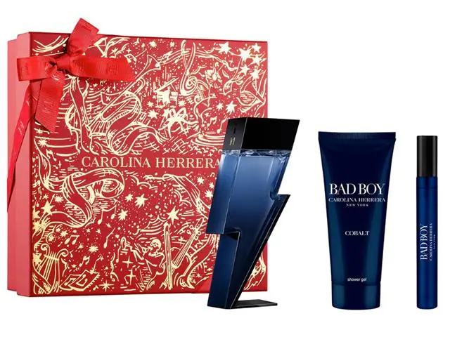 Perfume Carolina Herrera Bad Boy Cobalt Set para Hombre
