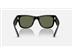 Óculos de sol Ray-Ban PROPIONATE SQUARE BLACK GREEN - MEGA WAYFARER - 3