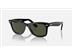 Óculos de sol Ray-Ban ACETATE SQUARE BLACK G-15 GREEN - WAYFARER - 0