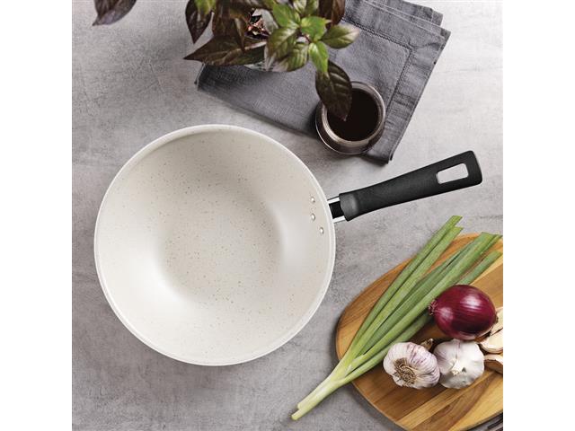 Wok Tramontina Loreto Antiaderente Bege 28 cm - 1