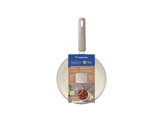 Frigideira Reta Tramontina Veronese Cerâmica Bege 22 cm - 1