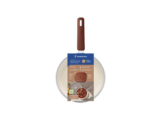 Frigideira Reta Tramontina Veronese Cerâmica Argila 22 cm - 1