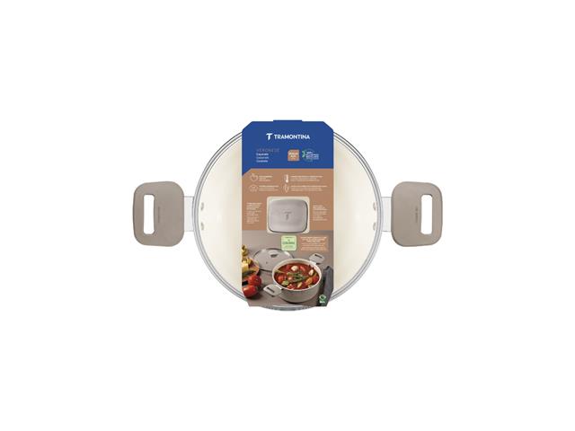 Caçarola Tramontina Veronese Cerâmica Bege 24 cm - 1