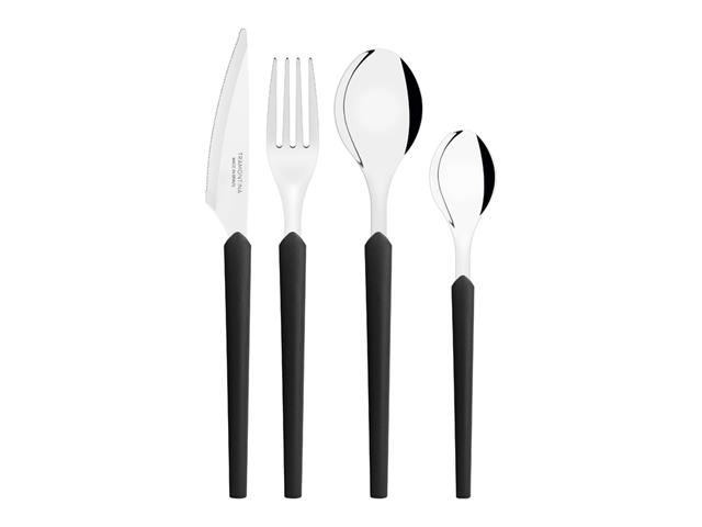 Faqueiro Tramontina Obelline Inox Preto 24 Peças - 6