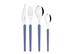 Faqueiro Tramontina Obelline Inox Azul Boreal 24 Peças - 6