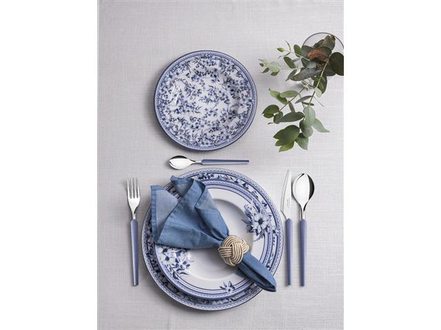 Faqueiro Tramontina Obelline Inox Azul Boreal 24 Peças - 7