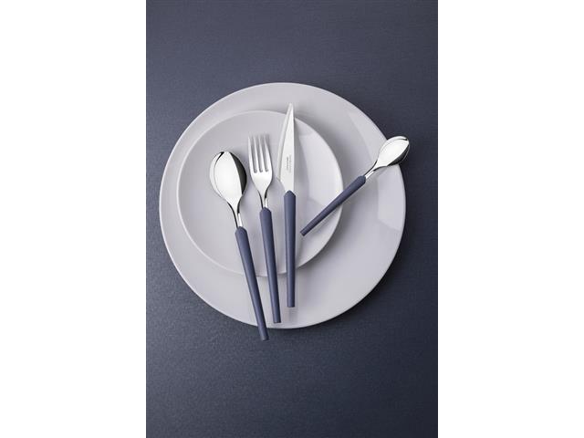 Faqueiro Tramontina Obelline Inox Azul Boreal 24 Peças - 8
