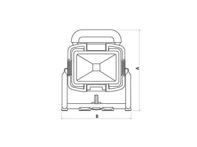 Refletor LED 20V 20W - Tramontina - 1