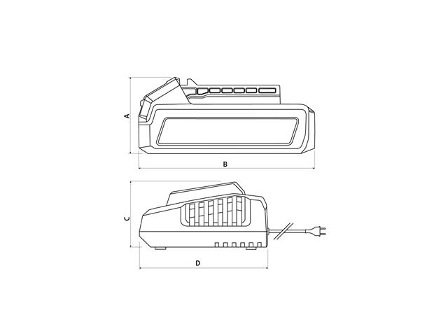 Kit 2 Baterias 20V 2,0Ah + Carregador 2,0A - 1