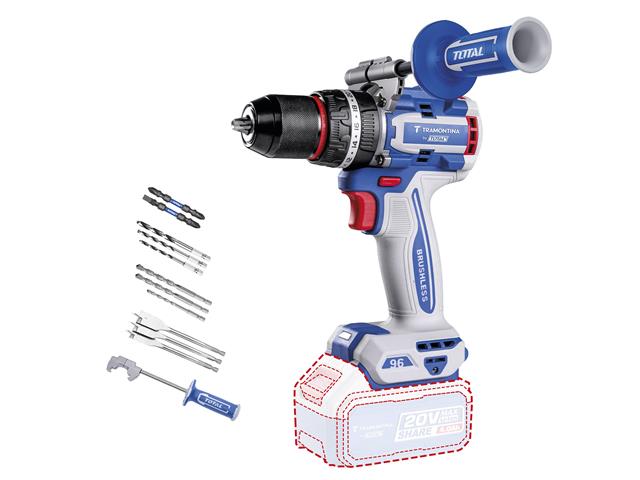 Parafusadeira Impacto 20V 96Nm Brushless - Tra...