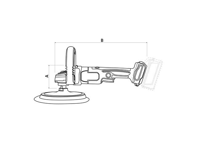 Politriz 20V 7" Brushless - Tramontina - 1
