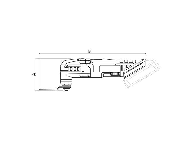 Multiferramenta Oscilante 20V 20000opm - Tramontina - 1