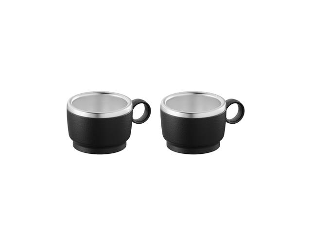Xícaras Café Tramontina Empilháveis Inox ABS P...