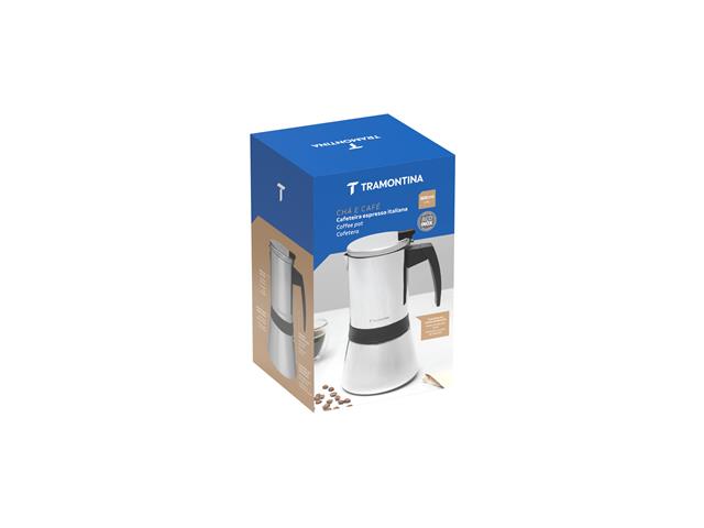 Cafeteira Italiana Tramontina Inox 600ml para Espresso - 1