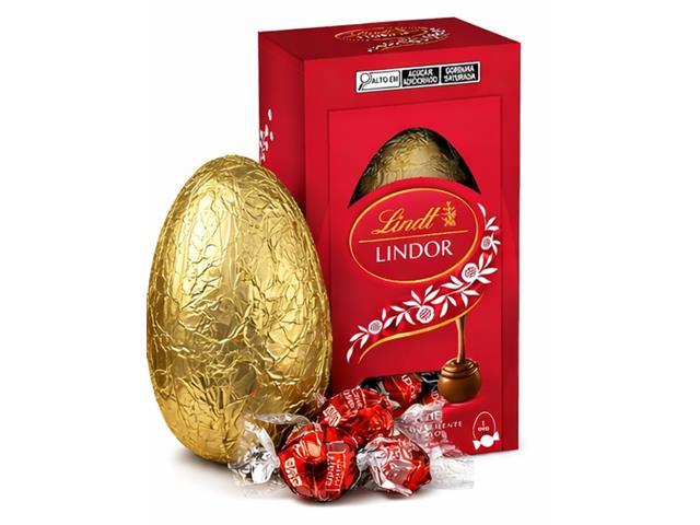 2 ovos de Páscoa Lindt Lindor ao leite 132,5g - 2