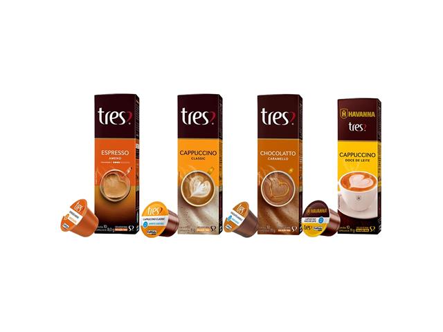 Combo Cápsulas Três Corações Cappuccino, Chocolatto e Espresso Ameno