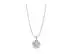 Cadena de plata Tanya Moss, flor pequeña con cristal champgane - 0