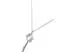 Cadenada de plata Tanya Moss, dije llave libertad XL - 1