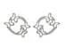 Aretes de plata Tanya Moss, aro mariposas - 0