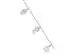 Pulsera de plata Tanya Moss, multicharm mexicanizada - 1