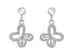 Aretes de plata Tanya Moss, monarca con circonias - 0