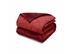 Edredom Casal Plush Flannel Vermelho Escuro/Claro 1pc - 2